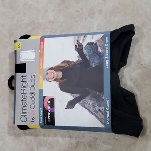 Cuddl Duds Women's Thermal Guard Base layer Crew Neck Top